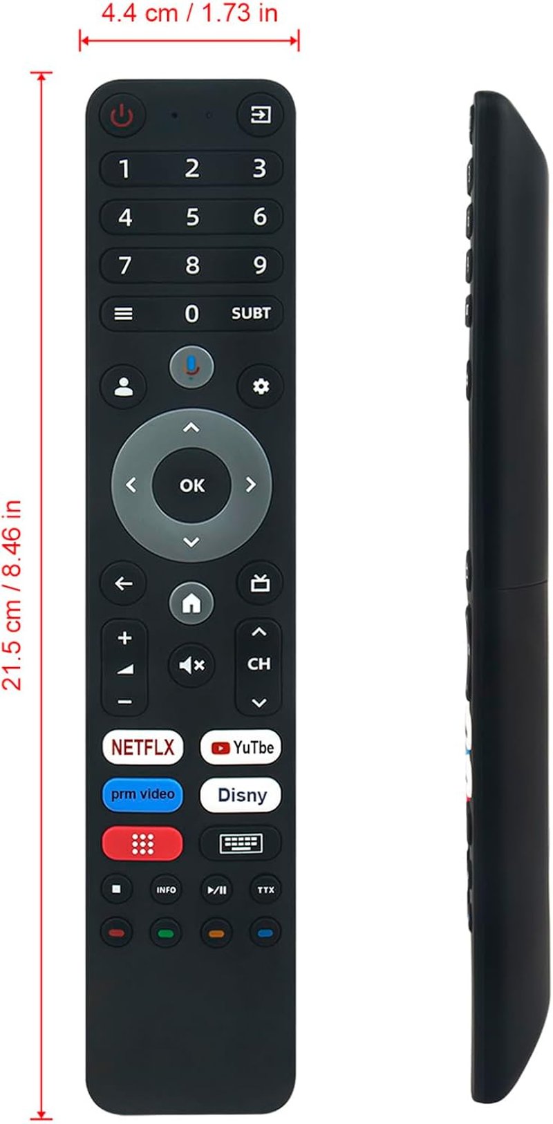 ALLIMITY Hangsegéd Távirányító DYON iGoo TV-hez 32H 40F 43F 43U 50U 55U