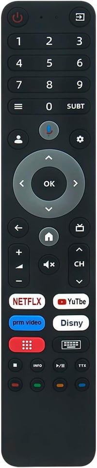 ALLIMITY Hangsegéd Távirányító DYON iGoo TV-hez 32H 40F 43F 43U 50U 55U 1