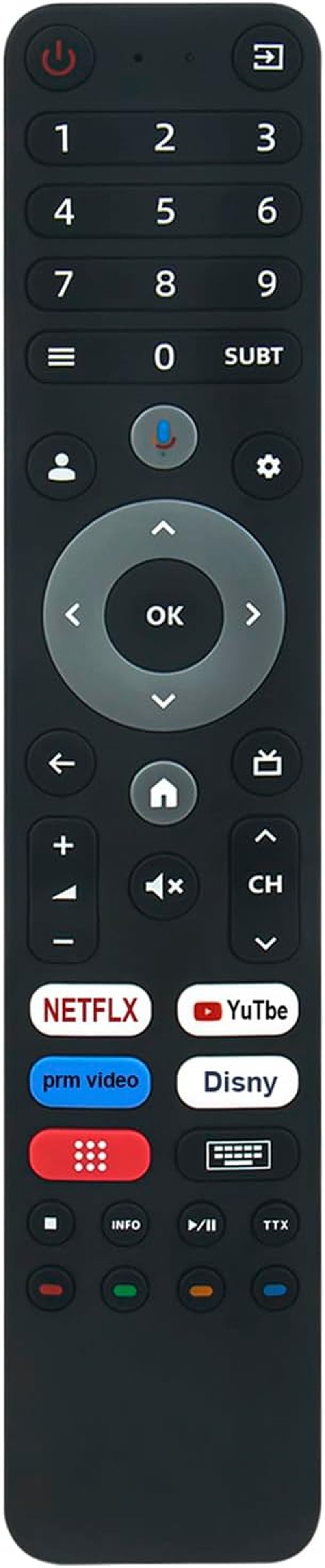 ALLIMITY Hangsegéd Távirányító DYON iGoo TV-hez 32H 40F 43F 43U 50U 55U
