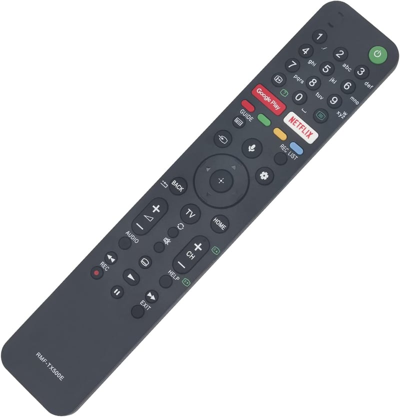 ALLIMITY Hangvezérlésű Távirányító Sony 4K HD OLED TV-hez - Kompatibilis RMF-TX500E RMFTX500E KD-55AG9 KD-65AG9 KD-98ZG9 KD-77AG9 KE-65XH909