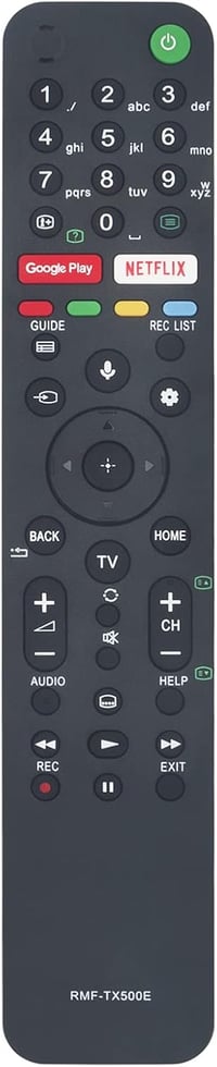 ALLIMITY Hangvezérlésű Távirányító Sony 4K HD OLED TV-hez - Kompatibilis RMF-TX500E RMFTX500E KD-55AG9 KD-65AG9 KD-98ZG9 KD-77AG9 KE-65XH909 1