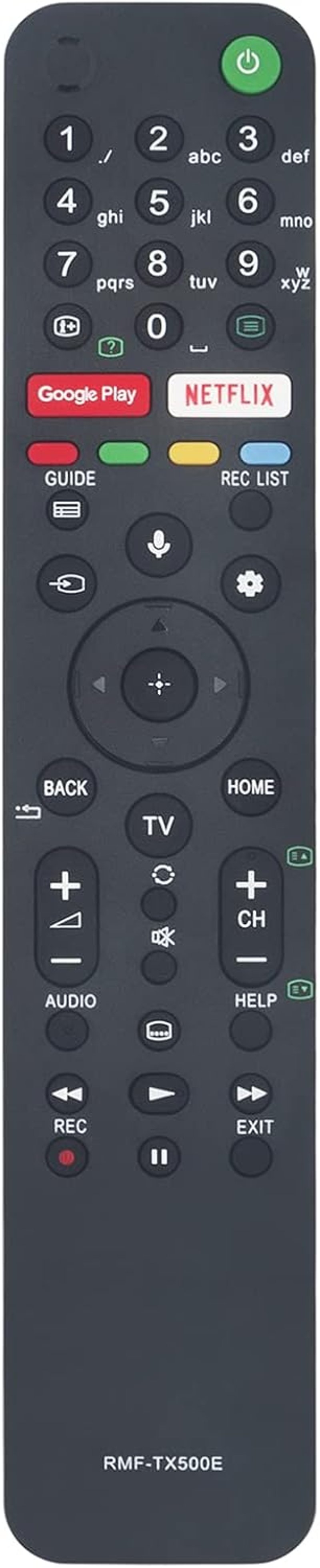 ALLIMITY Hangvezérlésű Távirányító Sony 4K HD OLED TV-hez - Kompatibilis RMF-TX500E RMFTX500E KD-55AG9 KD-65AG9 KD-98ZG9 KD-77AG9 KE-65XH909