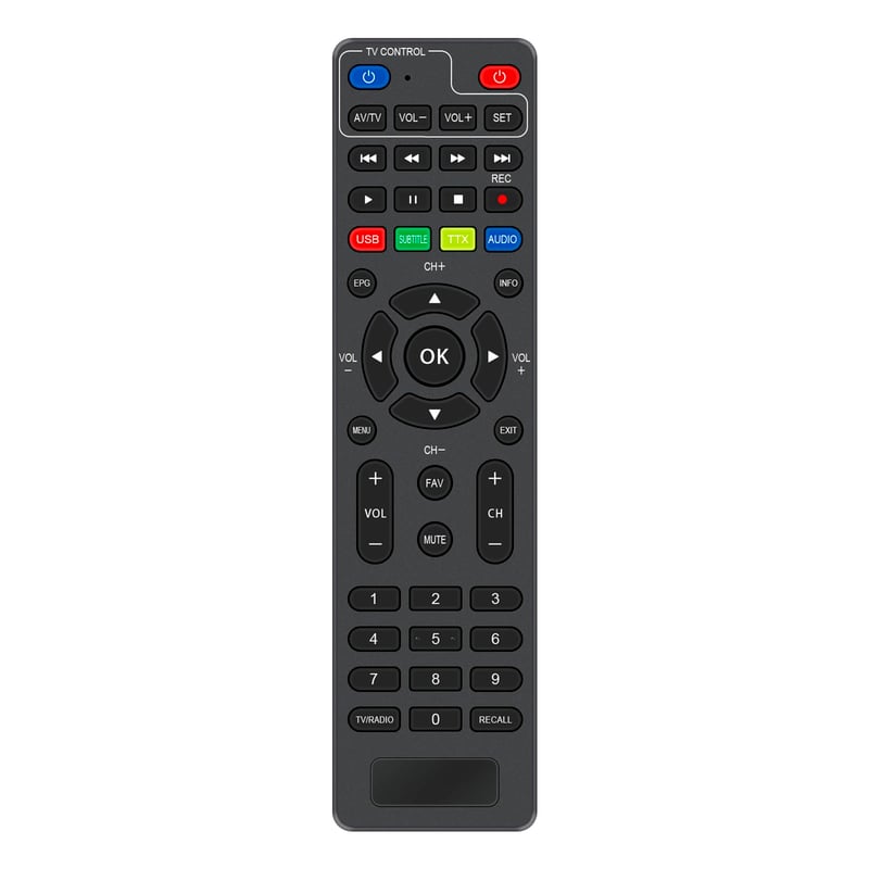Diaľkový ovládač pre HD dekodér ALLIMITY I-ZAP Gommolo T365-Play / ST395 / T366 / T375(V2)