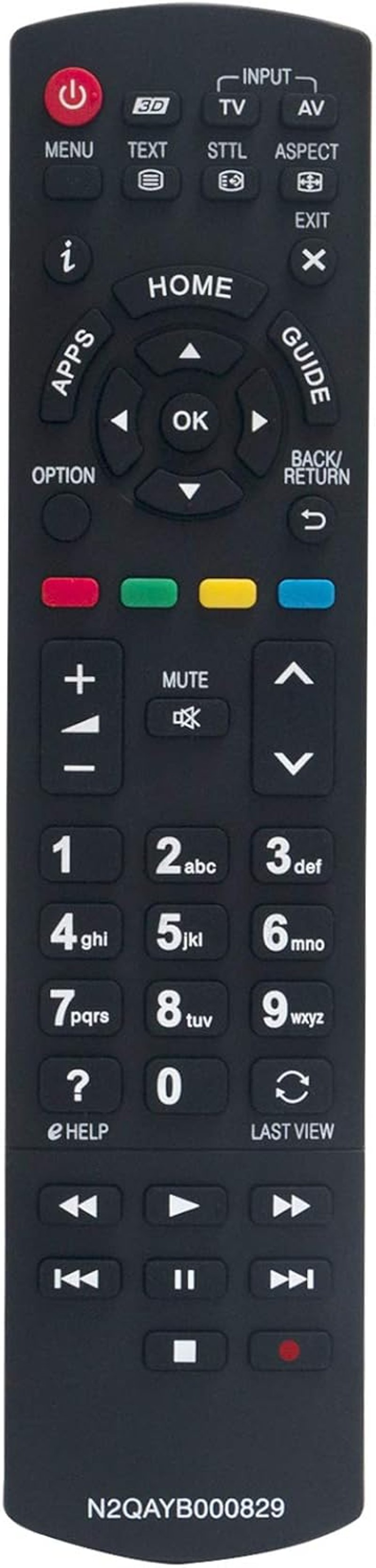 ALLIMITY N2QAYB000829 Panasonic Viera TV távirányító csere TX-40AS640 TX-55AX630