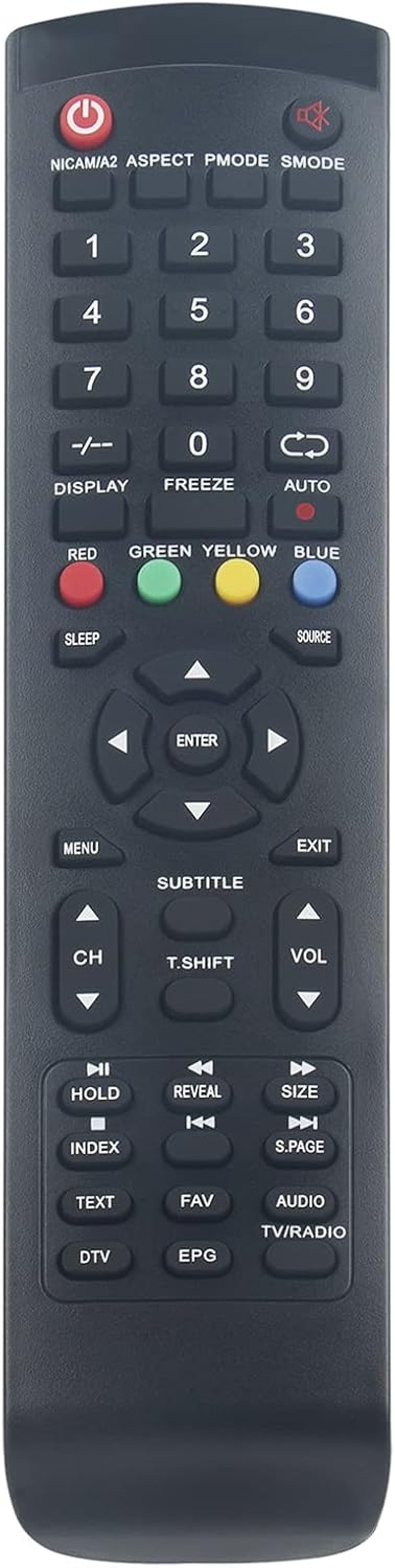 ALLIMITY Nordmende TV távirányító ND32N2200H ND24N2000H ND40S3000 ND40N2000 modellekhez