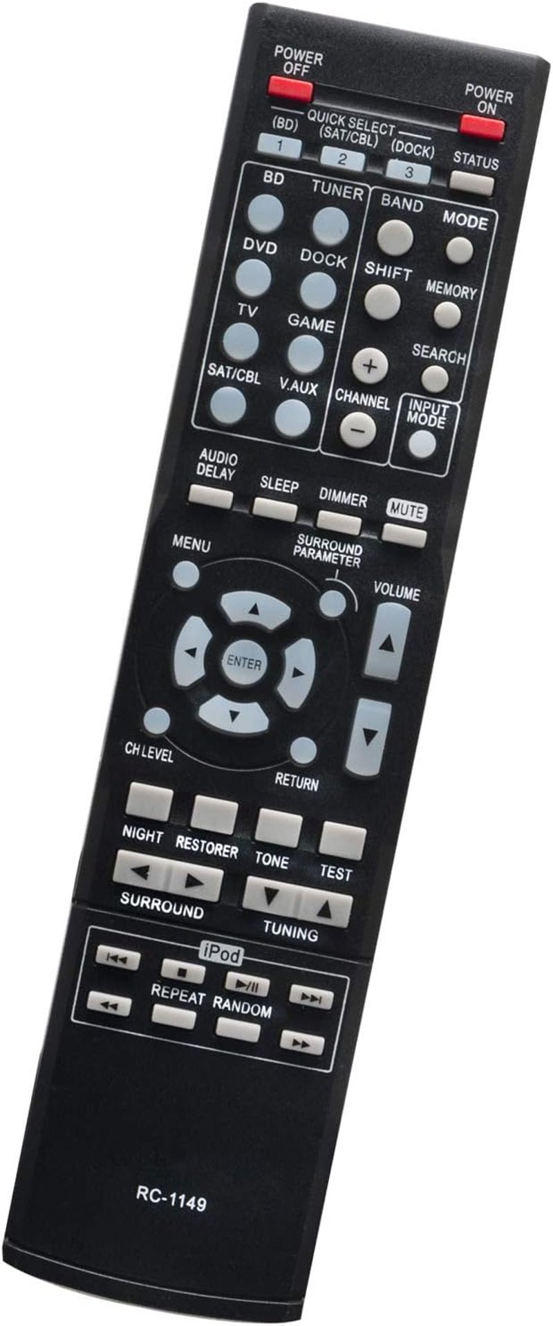 ALLIMITY RC-1149 Denon AV Receiver távirányító AVR-391 AVR-1311 helyettesítő