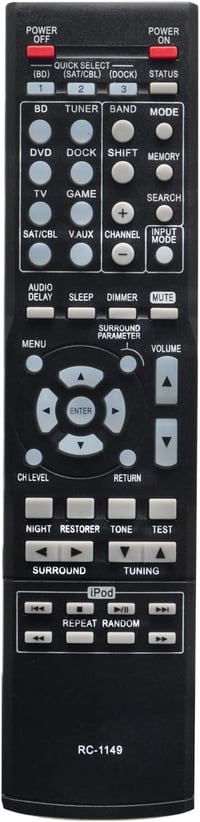 ALLIMITY RC-1149 Denon AV Receiver távirányító AVR-391 AVR-1311 helyettesítő 2