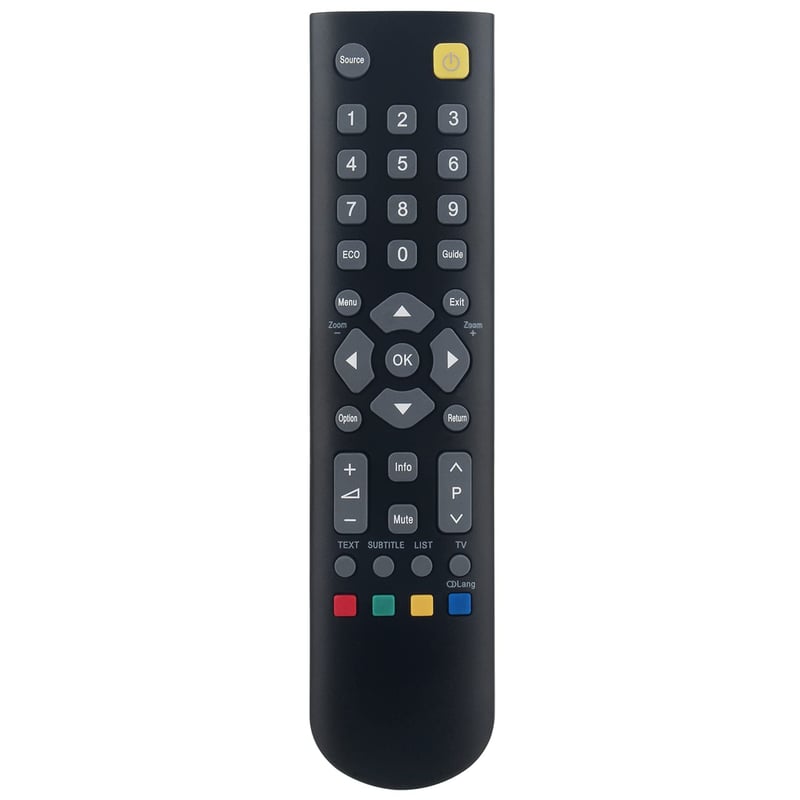 Univerzálny diaľkový ovládač ALLIMITY RC20 pre televízory Hannspree - Kompatibilný s modelmi HSG1189 SL40 HSG1187 SK42 SE40 SL32, dosah 10 m