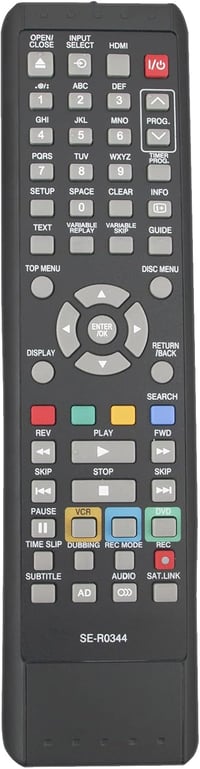 ALLIMITY SE-R0344 Toshiba VCR DVD HDD távirányító RD-XV60KB RDXV59DT kompatibilis 1