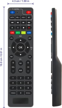 ALLIMITY Távirányító I-ZAP Gommolo T365 T366 T375 T395 HD Dekóderhez 2