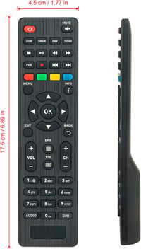 ALLIMITY Távirányító Telesystem TS 6822 TS 6821 TS 4020 vevőegységhez 2