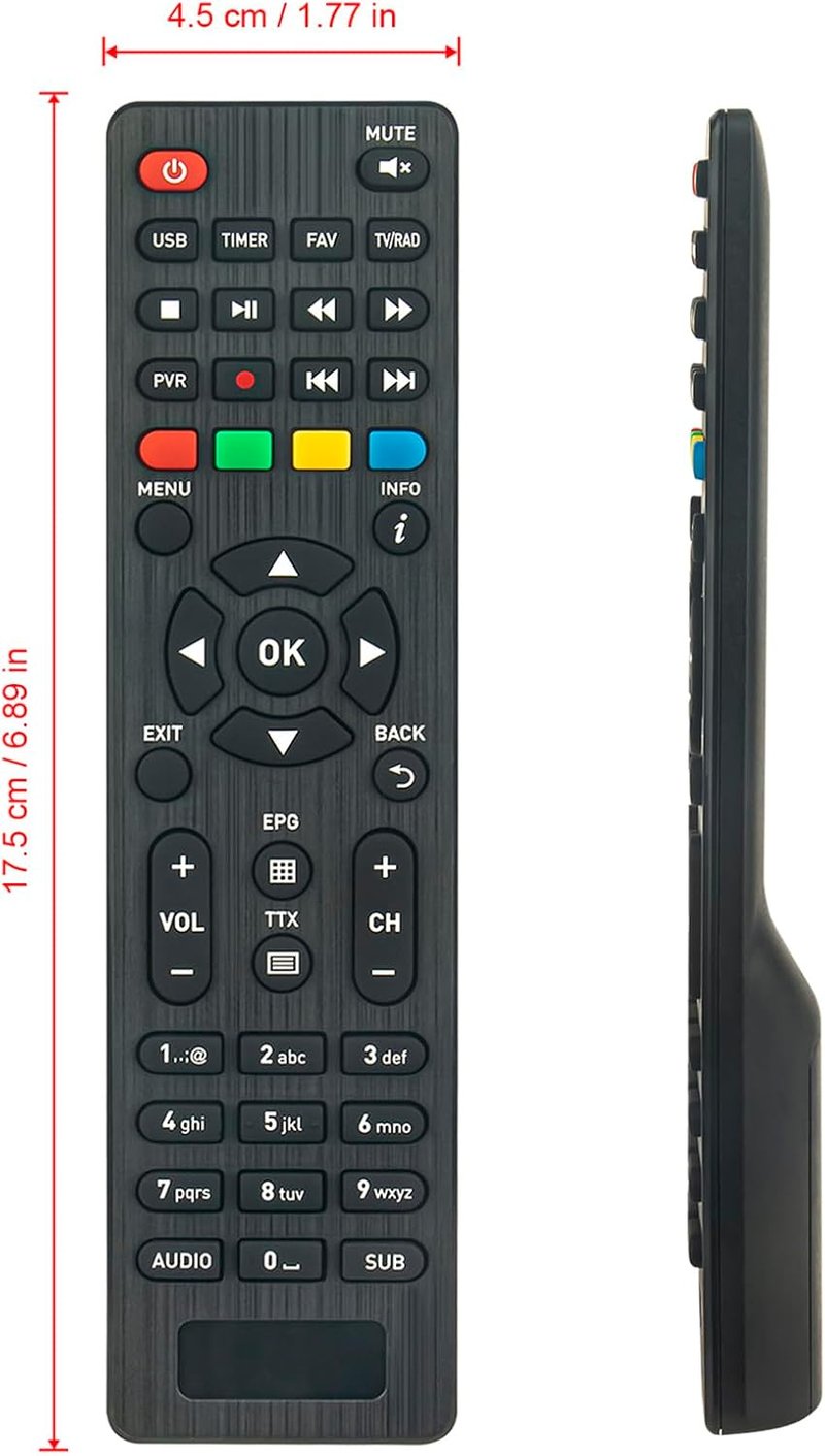 ALLIMITY Távirányító Telesystem TS 6822 TS 6821 TS 4020 vevőegységhez