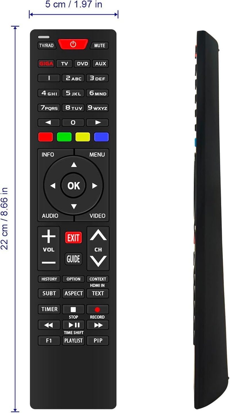 ALLIMITY Univerzális Távirányító GigaBlue HD 800 Solo SE Plus UE Quad 4K IPBOX