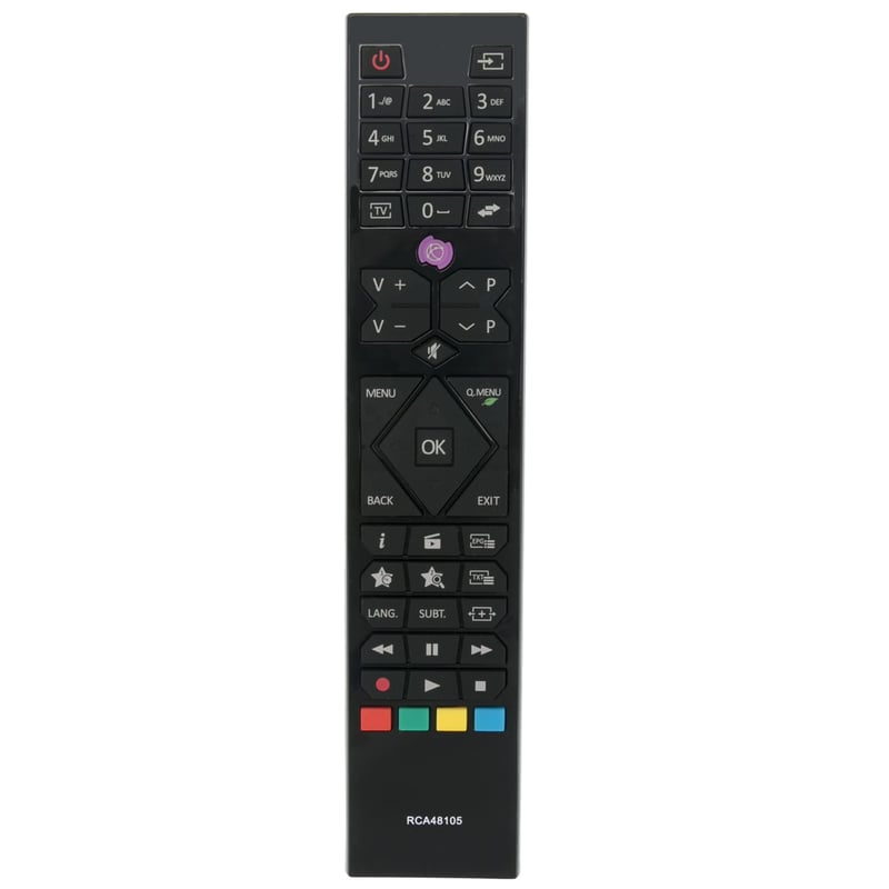 ALLIMITY Univerzális Távirányító Luxor, ITT, Sharp, Tucson TV-khez - Kompatibilis LED/LCD Modellekkel, 10m Hatótávolság, Ergonomikus