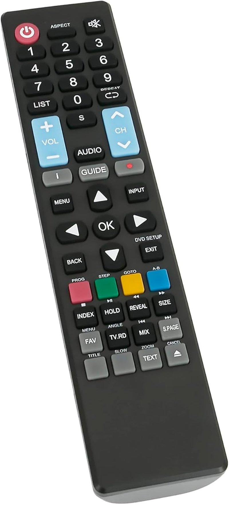 ALLIMITY Univerzális Távirányító RCA HD TV-hez - Kompatibilis RS50U2, RS55U1, iRB22H3C, iRB24H3, iRV32H3 és Más Modellekkel