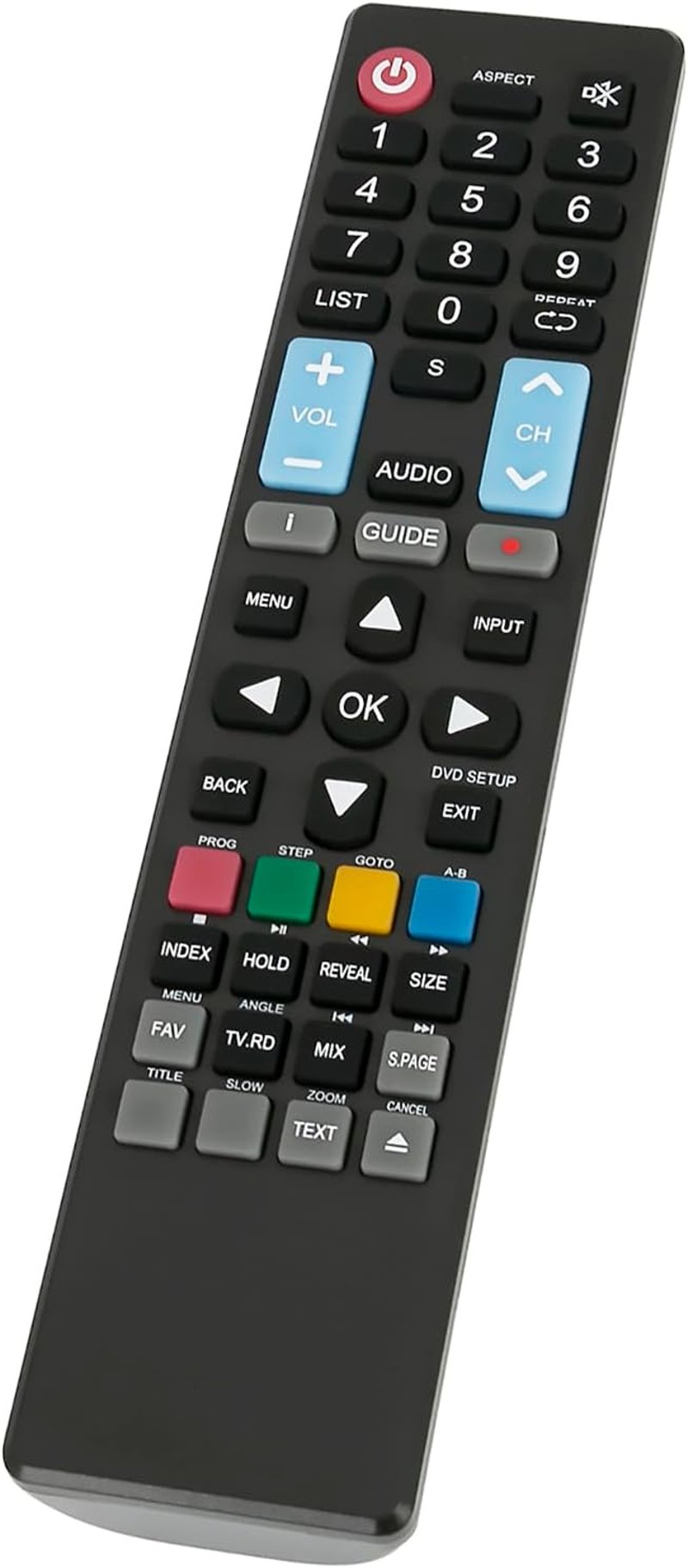 ALLIMITY Univerzális Távirányító RCA HD TV-hez - Kompatibilis RS50U2, RS55U1, iRB22H3C, iRB24H3, iRV32H3 és Más Modellekkel