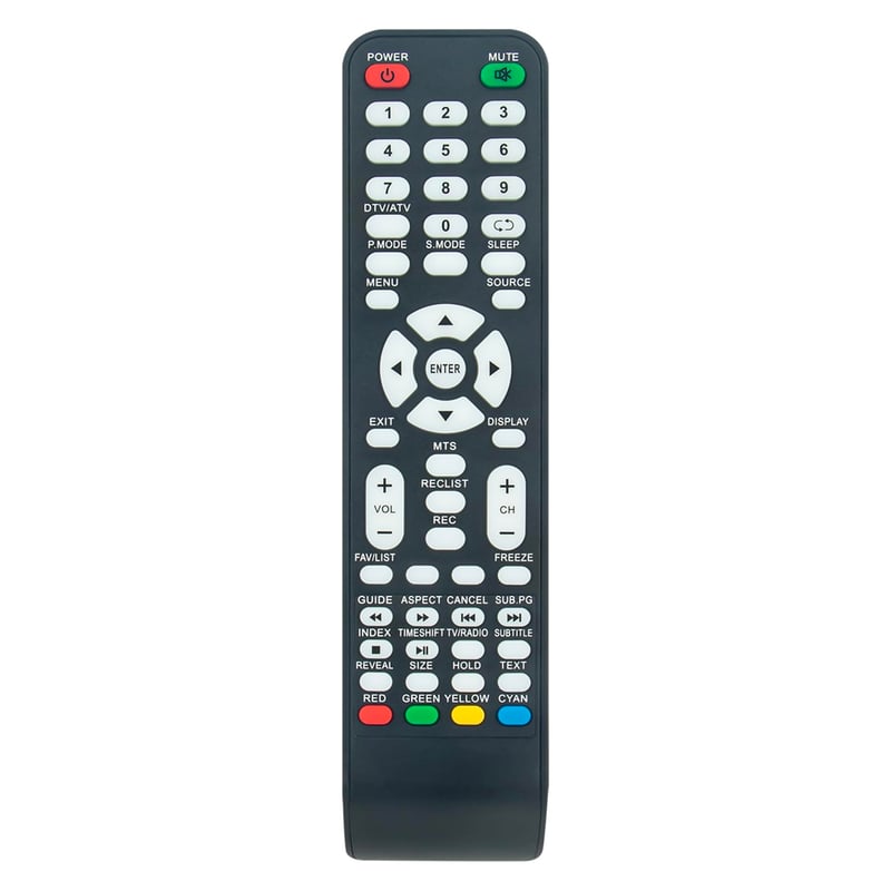 ALLIMITY Univerzálny diaľkový ovládač pre Trevi Toshiba SUNSTECH SONORO TV - Ergonomický, dosah 10 m, kompatibilný s 888098/32S17 a ďalšími modelmi
