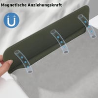 Allinside laptop tok 13" MacBook Air/Pro készülékekhez, vízálló matt PU bőr - szürke 4