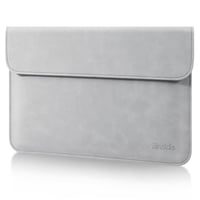 Allinside laptop tok 13" MacBook Air/Pro készülékekhez, vízálló matt PU bőr - szürke 1