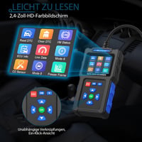 ALLmeter OBD2 autódiagnosztikai készülék hibakód olvasó 9 módú 1996 után kék 4