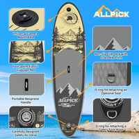 ALLPICK Premium SUP Deszka Szett Felfújható Paddleboard Kamerataartóval 4