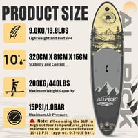 ALLPICK Premium SUP Deszka Szett Felfújható Paddleboard Kamerataartóval 3