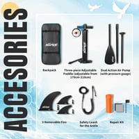 ALLPICK Premium SUP Deszka Szett Felfújható Paddleboard Kamerataartóval 6