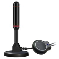 Antenă TV Digitală HD Portabilă de Interior Alnicov cu Amplificator de Semnal cu Rază Lungă de Acțiune și Bază Magnetică 2