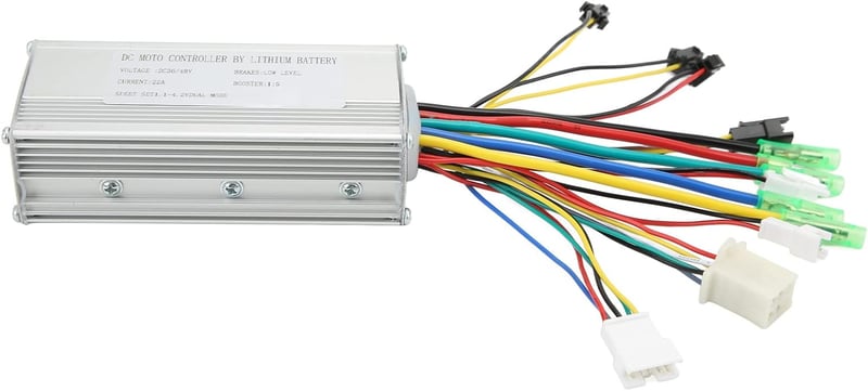 Alomejor 36V 48V 500W Kefe Nélküli Motor Vezérlő Lámpa Kábelezéssel E-bike Kerékpár Roller Elektromos Bicikli Alkatrész