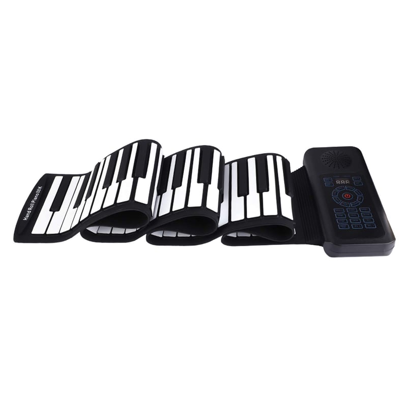 Alomejor 88 Tipki Sklopivi Klavir - Prijenosna Digitalna Tipkovnica s USB MIDI Povezivanjem, Ugrađenim Zvučnikom, Za Početnike