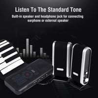 Alomejor 88 Billentyűs Feltekerhető Zongora - Hordozható Digitális Billentyűzet USB MIDI Csatlakozással, Beépített Hangszóróval, Kezdőknek 7