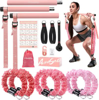 ALongSong Ellenállásos Gumiszalag Szett 6 db Fitnesz Erősítéshez Otthoni Edzéshez 1