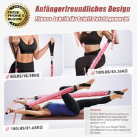ALongSong Ellenállásos Gumiszalag Szett 6 db Fitnesz Erősítéshez Otthoni Edzéshez 2