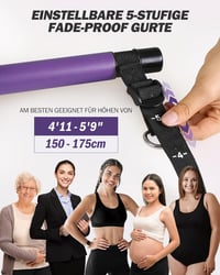 ALongSong Ellenállásos Gumiszalag Szett 6 db Fitnesz Erősítéshez Otthonhoz 4