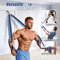 ALongSong Ellenállásos Szalag Készlet Fogantyúval, Pilates Rúd 140Lbs/180Lbs 5