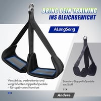 ALongSong Klimmzughilfebänder 80-320 LBS Erősítő Szalag Fußstützpedal Edzés 2