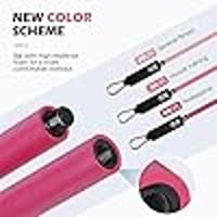 ALongSong Pilates Bar Kit 6 Ellenállásos Szalaggal Otthoni Edzéshez Állítható Magasság 2