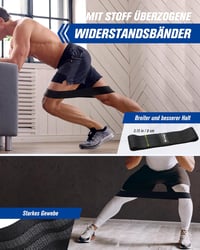 ALongSong Pilates rúd készlet ellenállásgumikkal otthoni edzéshez - szürke - 50/60/70 lbs 4
