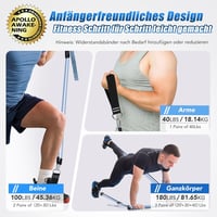 ALongSong Pilates rúd ellenállásos gumikötél szett 180-360 LBS fitnesz edzéshez 2