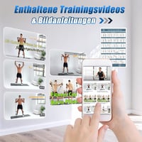 ALongSong Pilates rúd ellenállásos gumikötél szett 180-360 LBS fitnesz edzéshez 4