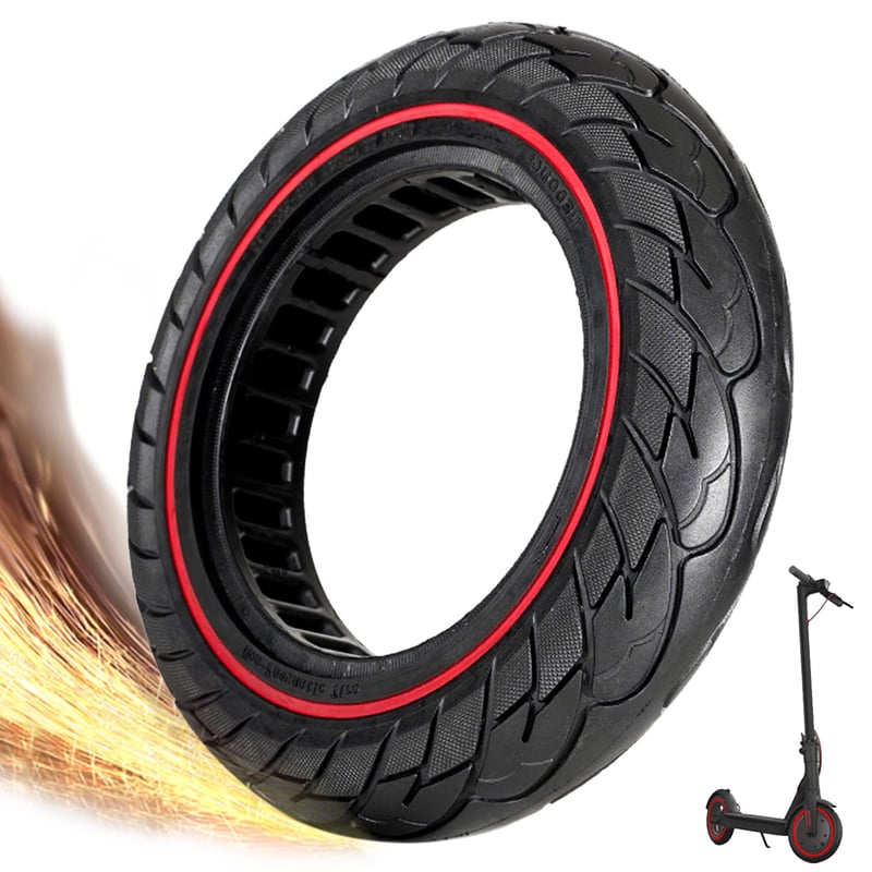 Anvelopă plină Aloskart 10x2.125 pentru trotinetă electrică de 10 inchi, cauciuc de schimb pentru Xiaomi M365, Pro, 1S, 2, 3, Lite