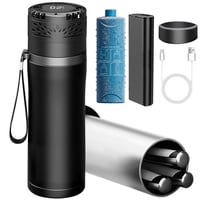 Aloskart 3 v 1 elektrický chladiaci box na inzulín na cesty, prenosná chladiaca taška na lieky, USB, nastaviteľná teplota 1