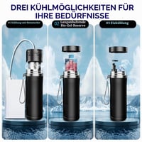 Aloskart 3 v 1 elektrický chladiaci box na inzulín na cesty, prenosná chladiaca taška na lieky, USB, nastaviteľná teplota 2