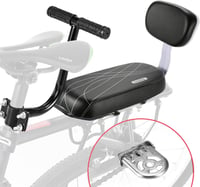 alouweekuky Kerékpár Hátsó Ülés Támlával - Gyermek és Felnőtt Bicikli Nyereg BMX Mountainbike 3
