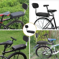 alouweekuky Kerékpár Hátsó Ülés Támlával - Gyermek és Felnőtt Bicikli Nyereg BMX Mountainbike 6