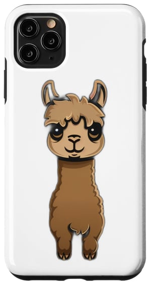 Kryt na iPhone 11 Pro Max s motívom alpaky pre milovníkov alpak