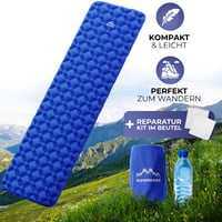 Nafukovacia kempingová a vzduchová karimatka Alpenwert na turistiku, trekking a backpacking – ultral'ahká, malé balenie – Víťaz testu 2026 7