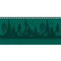 Stolový kalendár Alpha Edition Nature Line Forest 2026 – na šírku, 29,7 × 13,5 cm, týždenný rozvrh 1