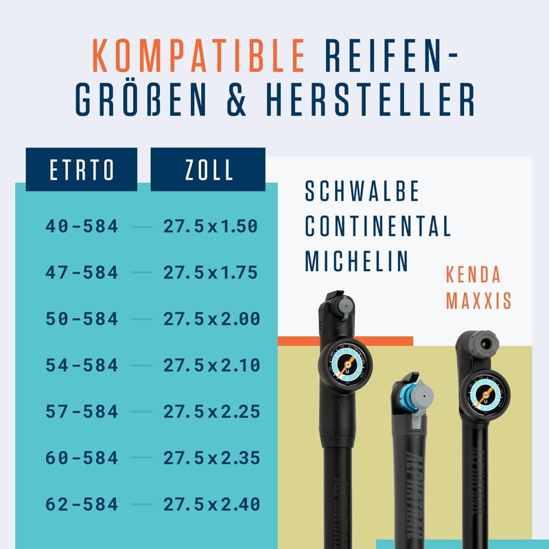 Alphatrail Rick 27,5" MTB belső gumi SV francia szelep 2db szett