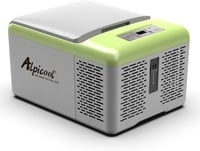 Alpicool C9PT 9L 12 V kompresszoros autós hűtőláda zöld szürke mini hűtő doboz campinghoz autó teherautó csónak lakóautó 1